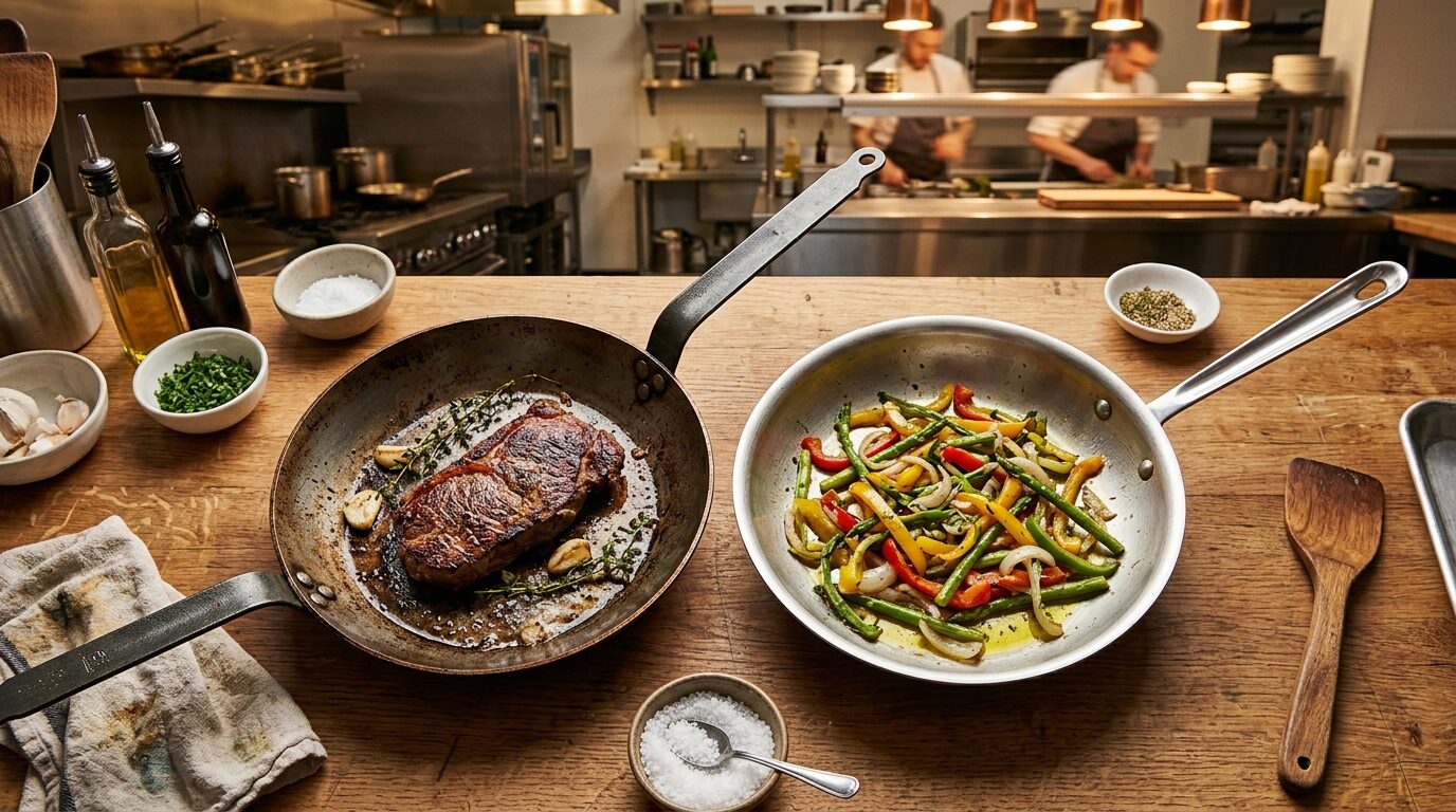 Carbon Steel vs Stainless Steel Cookware: Which Pan is Right for You?